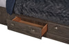 Yorkdale 6-Drawer Platform Bed with Headboard & Storage Frame, Made in Canada, Grey - Full Size | Lit plateforme Yorkdale fabriqué au Canada avec tête de lit et cadre de rangement à 6 tiroirs, gris …