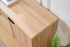 Noren 63" TV Stand with Storage for TVs up to 70"- Light Oak | Meuble pour téléviseur Noren de 63 po avec rangement pour téléviseurs de jusqu’à 70 po - chêne clair