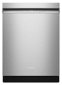 Lave-vaisselle KitchenAid de 24 po et de 47 dBA avec panier à ustensiles sur le troisième niveau - acier inoxydable PrintShieldMC - KDFS224SPS