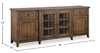 Wesley 80" Traditional TV Stand with Storage and Cable Management for TVs up to 85" - Toasted Nutmeg | Meuble pour téléviseur traditionnel Wesley de 80 po avec rangement et système de gestion des câbles