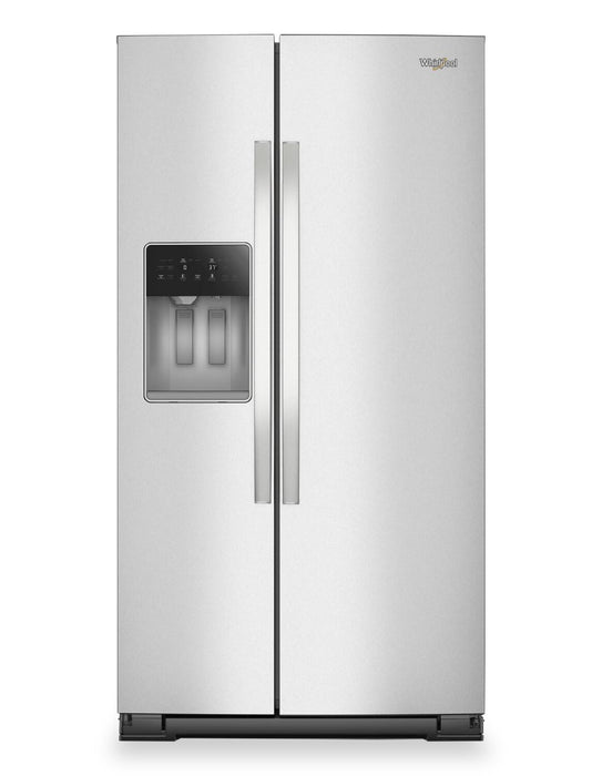 Réfrigérateur Whirlpool de 28,7 pi³ et de 36 po à compartiments juxtaposés - acier inoxydable résistant aux traces de doigts - WRSF6536RZ