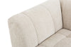 Kort & Co. Oaklyn Modular 77" Fabric Loveseat with Tufted Seat Cushions - Beige | Causeuse modulaire Oaklyn Kort & Co. de 77 po en tissu avec coussins de siège capitonnés - beige