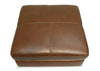 Classico 30" Genuine Leather Ottoman with Wood Legs Ottoman – Tobacco | Pouf Classico de 30 po en cuir véritable avec pattes en bois - tabac