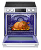 LG 6.3 Cu. Ft. Smart Induction Slide-In Range with Air Fry - LSIL6334XE | Cuisinière induction encastrée intelligente LG de 6,3 pi3 avec friture à air - LSIL6334XE