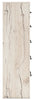 Derekson Bedroom Chest of Drawers, 5-Drawer, 31.7"W x 53.9"H - Rustic White | Commode verticale de chambre à coucher Derekson de 31,7 po (L) x 53,9 po (H) à 5 tiroirs - blanc rustique