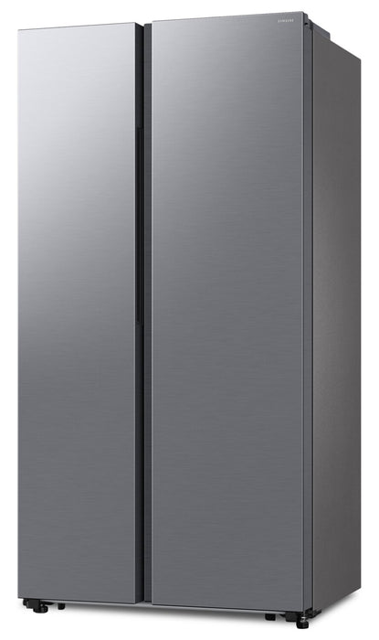 Réfrigérateur Samsung de 20,5 pi3 et 36 po de profondeur comptoir à compartiments juxtaposés avec technologie SpaceMax - RS20DG4000M9AA
