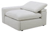 Sky Modular 8-Piece Fabric Power Reclining Sectional with Removable Feather Down Cushions - Nathan Wheat | Sofa sectionnel à inclinaison électrique modulaire Sky 8 pièces en tissu avec coussins amovibles en duvet et plumes - blé Nathan