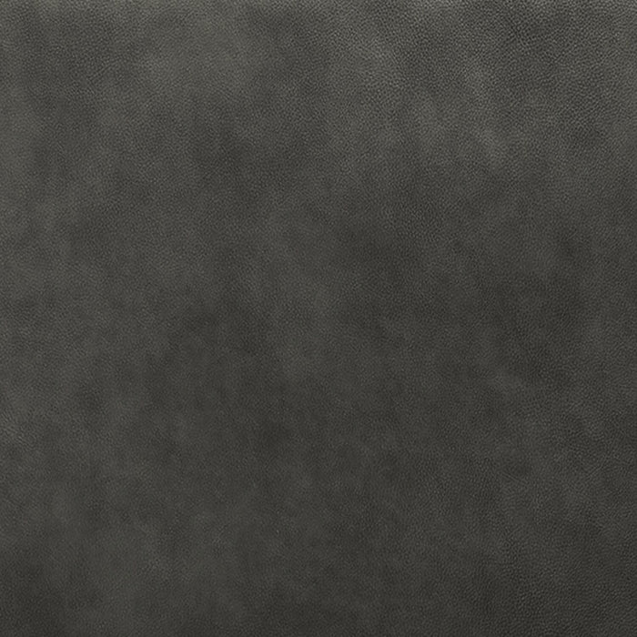Sofa Edge de 86 po en cuir véritable avec pattes en bois et coussins de dossier amovibles - gris