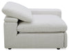 Sky Modular 6-Piece Fabric Power Reclining Sectional with Console and Feather Down Cushions - Nathan Wheat | Sofa sectionnel à inclinaison électrique modulaire Sky 6 pièces en tissu avec console et coussins en duvet et plumes - blé Nathan
