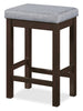 Noah 60” Modern Dinette with 3 Counter-Height Stools and USB Ports - Espresso | Coin-repas moderne Noah de 60 po avec 3 tabourets de hauteur comptoir et ports USB - espresso