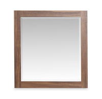 Miroir de commode de chambre à coucher Dante de Scott Living - brun