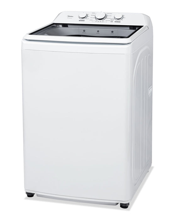 Laveuse Midea à chargement par le haut de 4,5 pi3 avec agitateur - blanche - MLTW45A2BWW