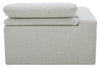 Sky Modular 91.5" Fabric Power Reclining Loveseat with Removable Feather Down Cushions - Nathan Wheat | Causeuse à inclinaison électrique modulaire Sky de 91,5 po en tissu avec coussins amovibles en duvet et plumes - blé Nathan