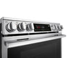 LG 6.3 Cu. Ft. Smart Electric Range with Air Fry – Fingerprint Resistant Stainless Steel - LSEL6337XE | Cuisinière intelligente électrique LG de 6,3 pi3 avec friture à air - acier inoxydable résistant aux traces de doigts - LSEL6337XE