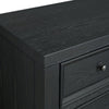 Casa Bedroom Chest of Drawers, 6-Drawer, 39"W x 52"H, Wood - Black | Commode verticale Casa de 39 po (l) x 52 po (H) à 6 tiroirs en bois pour la chambre à coucher - noire