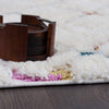 Robin Multi-Colour Moroccan Shag Area Rug - 6'7" x 9'6" | Carpette à poil long Robin multicolore à motif marocain - 6 pi 7 po x 9 pi 6 po