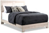 Yorkdale White Queen Panel Bed - Contemporary style Bed in White Engineered Wood