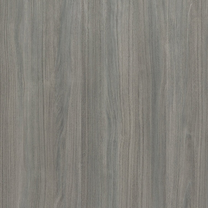 Chaise de salle à manger Cove avec siège rembourré en tissu et dossier en échelle - grise