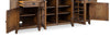 Wesley 80" Traditional TV Stand with Storage and Cable Management for TVs up to 85" - Toasted Nutmeg | Meuble pour téléviseur traditionnel Wesley de 80 po avec rangement et système de gestion des câbles
