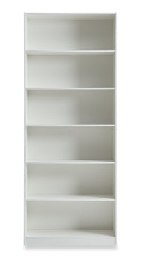  Bibliothèque William de 31,5 po à 6 tablettes - blanche