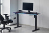 Finch 47" Gaming Office Desk with Electric Height Adjustment and RGB Lighting – Black | Bureau de jeu Finch de 47 po avec réglage électrique de la hauteur et éclairage à DEL RVB - noir