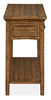 Hanson 50” Traditional Pine Sofa Table with Storage - Toasted Nutmeg | Table de salon traditionnelle Hanson de 50 po en pin - muscade grillée