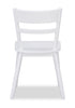 Remi Dining Chair with Curved Ladder-Back - White | Chaise de salle à manger Remi avec dossier en échelle courbé - blanche