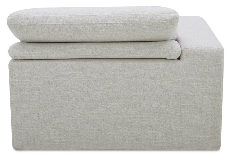Sofa sectionnel à inclinaison électrique modulaire Sky 8 pièces en tissu avec coussins amovibles en duvet et plumes - blé Nathan