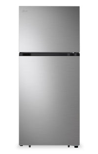 Réfrigérateur LG de 18 pi³ et de 28 po à congélateur supérieur qui convient à une installation dans un garage - acier inoxydable - LT18S2100S