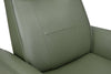 Serene 31" Genuine Leather Power Reclining Massage Chair with Power Headrest and Heated Seat - Green | Fauteuil de massage à inclinaison électrique Serene de 31 po en cuir véritable avec appuie-tête électrique et siège chauffant - vert
