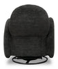 Shay 33" Chenille Fabric Swivel Glider Reclining Accent Chair - Ebony | Fauteuil d’appoint coulissant, pivotant et inclinable Shay en chenille - ebony