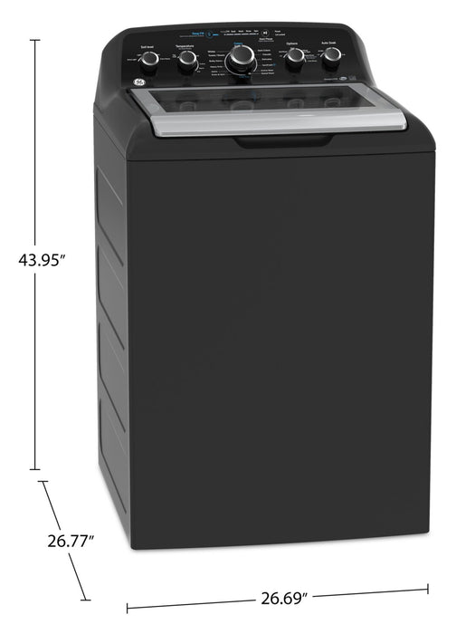 Laveuse GE à chargement par le haut de 4,9 pi³ avec agitateur - gris diamant - GTW491BMRDG