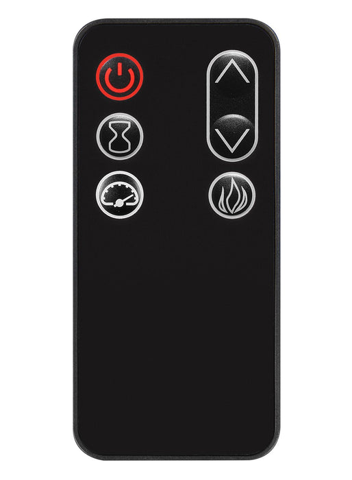 Meuble pour téléviseur moderne Breya de 64 po avec foyer électrique, rangement et recharge USB pour téléviseurs jusqu’à 70 po - gris