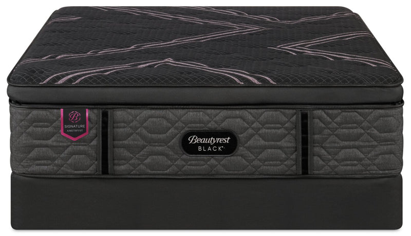 Ensemble matelas à Euro-plateau Amethyst Signature de Beautyrest BlackMD pour lit double