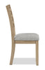 Cove Dining Chair with Cushion Fabric Seat, Ladder-Back – Natural/Grey | Chaise de salle à manger Cove avec siège rembourré en tissu et dossier en échelle - naturelle et grise
