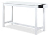 Noah 60” Modern Dinette with 3 Counter-Height Stools and USB Ports - White | Coin-repas moderne Noah de 60 po avec 3 tabourets de hauteur comptoir et ports USB - blanche