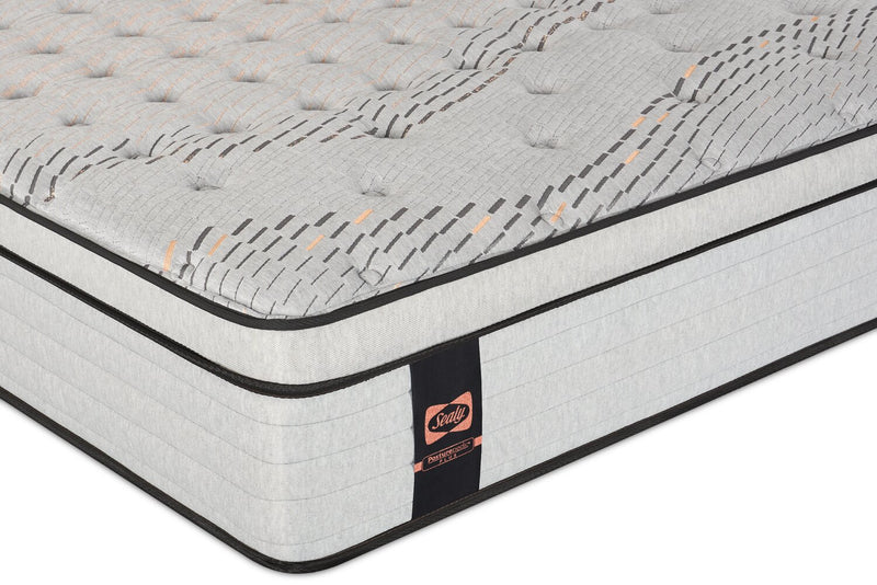 Matelas moelleux à Euro-plateau Alora PosturepedicMD Plus de Sealy pour lit double
