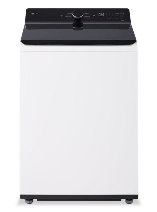Laveuse intelligente haute efficacité LG à chargement par le haut de 6,3 pi³ - blanche - WT8400CW