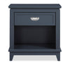Quinn Bedside 1-Drawer Nightstand with Shelf, 24"W x 26"H - Blue | Table de nuit Quinn de 24 po (L) x 26 po (H) à 1 tiroir avec tablette - bleue