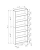 William 31.5" 6-Shelf Bookcase - White | Bibliothèque William de 31,5 po à 6 tablettes - blanche