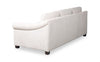 Mallie 84" Chenille Fabric Sofa with Rolled Arms and Wood Legs - Shell White | Sofa Mallie de 84 po en tissu de chenille avec accoudoirs enroulés et pattes en bois - blanc coquillage