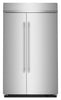 Kitchenaid 48" 29.4 Cu. Ft. Built-In Side-by-Side Refrigerator – Stainless Steel - KBSN748SPS | Réfrigérateur encastré KitchenAid de 29,4 pi3 et de 48 po à compartiments juxtaposés - acier inoxydable - KBSN748SPS