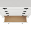 Ella Bedroom Chest of Drawers, 5-Drawer, 36"W x 53"H -  White | Commode verticale de chambre à coucher Ella de 36 po (L) x 53 po (H) à 5 tiroirs - blanche