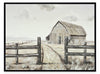 Barn II Framed Acrylic Painting - 37.5" x 49.5" | Peinture acrylique encadrée « Barn II » - 37,5 po x 49,5 po