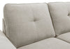 Eden 2-Piece Reversible Fabric Sleeper Sectional with Storage Chaise and Removable Back Cushions - Taupe | Sofa-lit sectionnel réversible Eden 2 pièces en tissu avec fauteuil long de rangement et coussins de dossier amovibles - taupe