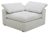 Sky Modular 8-Piece Fabric Power Reclining Sectional with Removable Feather Down Cushions - Nathan Wheat | Sofa sectionnel à inclinaison électrique modulaire Sky 8 pièces en tissu avec coussins amovibles en duvet et plumes - blé Nathan