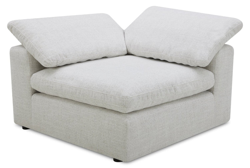 Sofa sectionnel à inclinaison électrique modulaire Sky 8 pièces en tissu avec coussins amovibles en duvet et plumes - blé Nathan