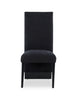 Vega 7pc Dining Set with Table & 6 Chairs, Marble Look, Pedestal Base, 82"W - Black & White | Ensemble de salle à manger Vega 7 pièces avec table de 82 po (L), imitation de marbre, base piédestal et 6 chaises - noir et blanc