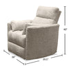 Remi 38" Fabric Swivel Glider Reclining Chair – Taupe | Fauteuil pivotant, coulissant et inclinable Remi de 38 po en tissu - taupe