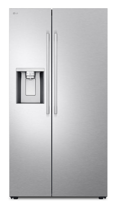 Réfrigérateur LG de 27 pi3 et de 36 po à compartiments juxtaposés - acier inoxydable résistant aux traces de doigts - LL27T3530S 